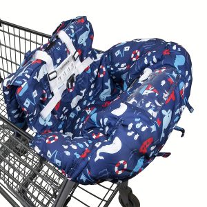 Thickened Baby Cart Seat Cushion - High Chair and Trolley Protective Mat for Comfortable and Safe Rides - Perfect Gift for Christmas, Halloween, and Thanksgiving