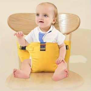 2pcs Baby Dining Chair Safety Belt Set - Adjustable, Lead-Free Polyester for Secure & Comfortable Meals - Perfect Gift for 0-3 Year Olds