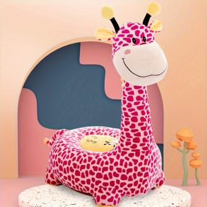 1pc Children's Sofa Baby Seat Kindergarten Stool Cartoon Giraffe Tatami Sitting Stool Children's Photography